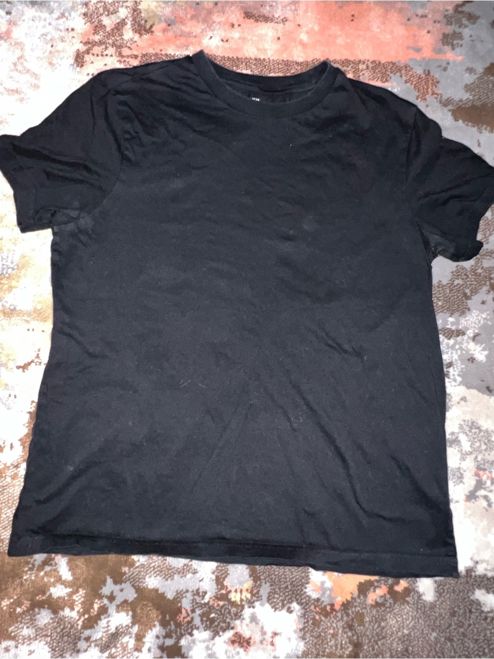 H&M Black Short Sleeve Crew Neck Tee